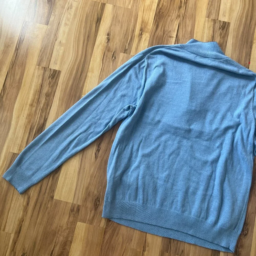 Vineyard Vines Men's Quarter Zip Blue, Size M